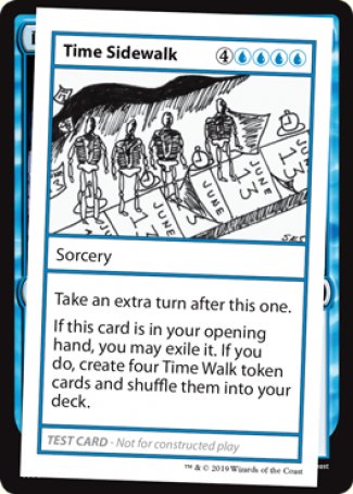 Time Sidewalk (2021 Edition) [Mystery Booster Playtest Cards] | Black Swamp Games