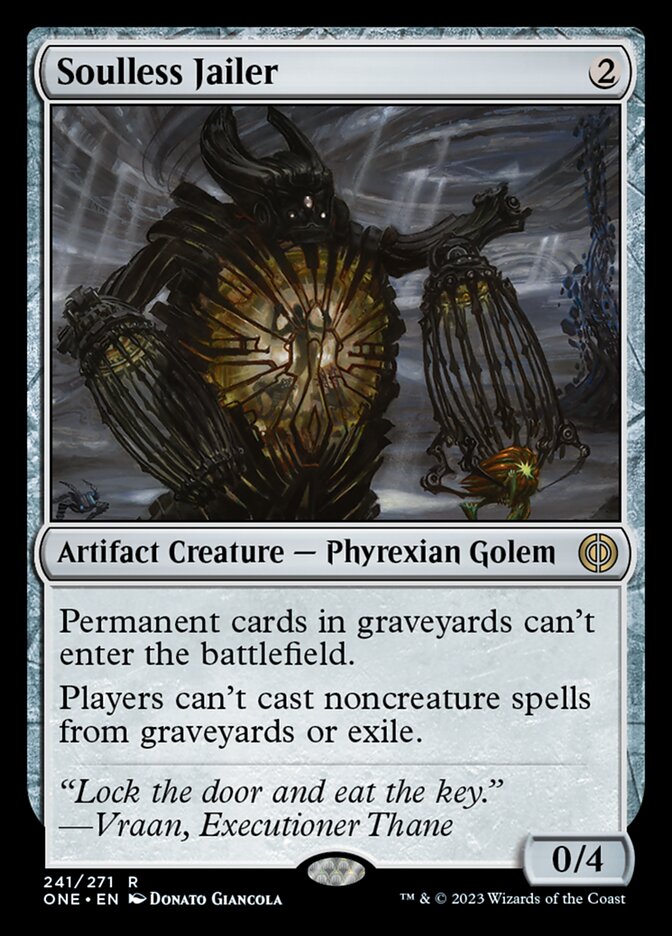 Soulless Jailer [Phyrexia: All Will Be One] | Black Swamp Games
