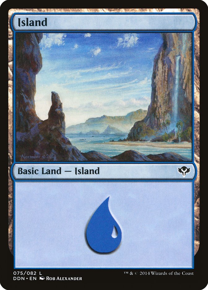 Island (75) [Duel Decks: Speed vs. Cunning] | Black Swamp Games