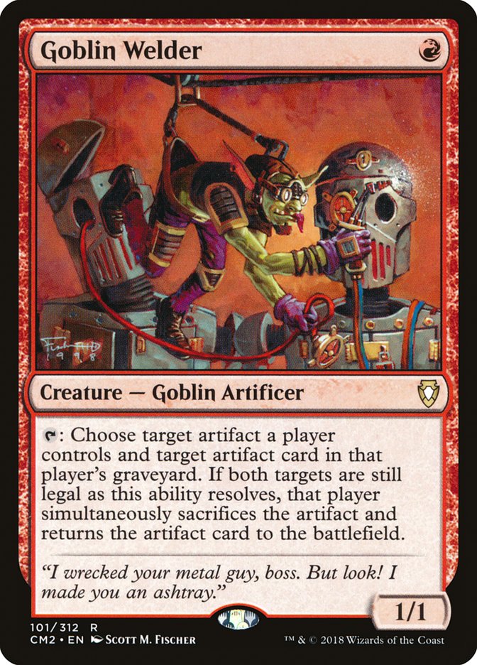 Goblin Welder [Commander Anthology Volume II] | Black Swamp Games