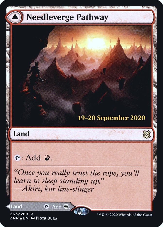 Needleverge Pathway // Pillarverge Pathway [Zendikar Rising Prerelease Promos] | Black Swamp Games