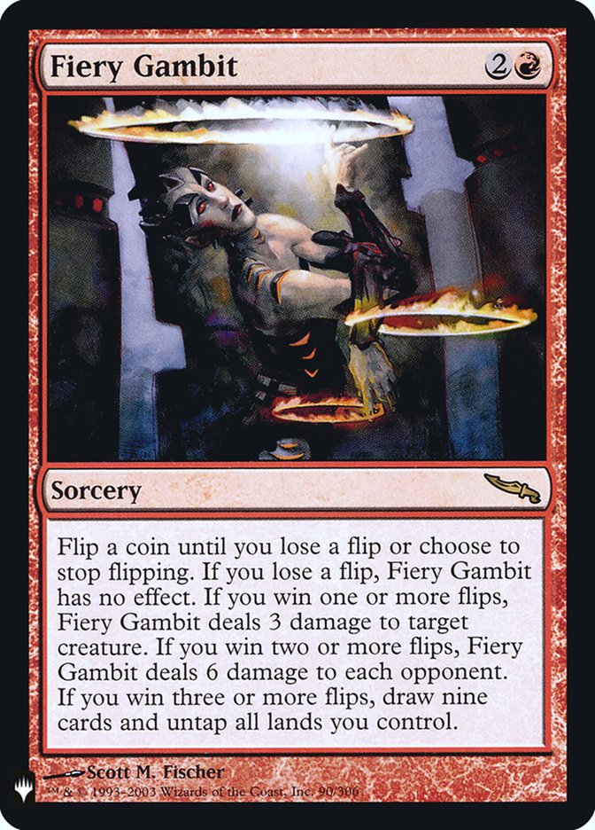 Fiery Gambit [Mystery Booster] | Black Swamp Games
