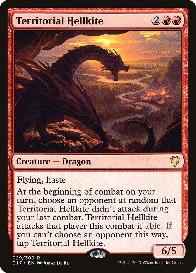 Territorial Hellkite [Commander 2017] | Black Swamp Games