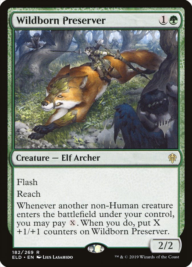 Wildborn Preserver (Promo Pack) [Throne of Eldraine Promos] | Black Swamp Games