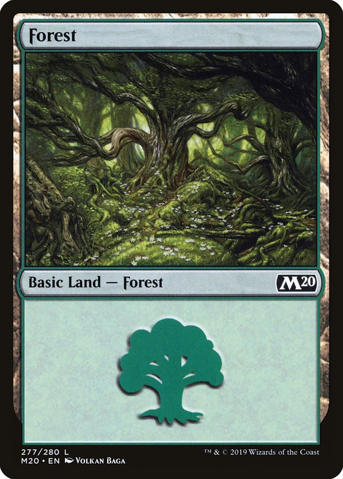 Forest (277) [Core Set 2020] | Black Swamp Games