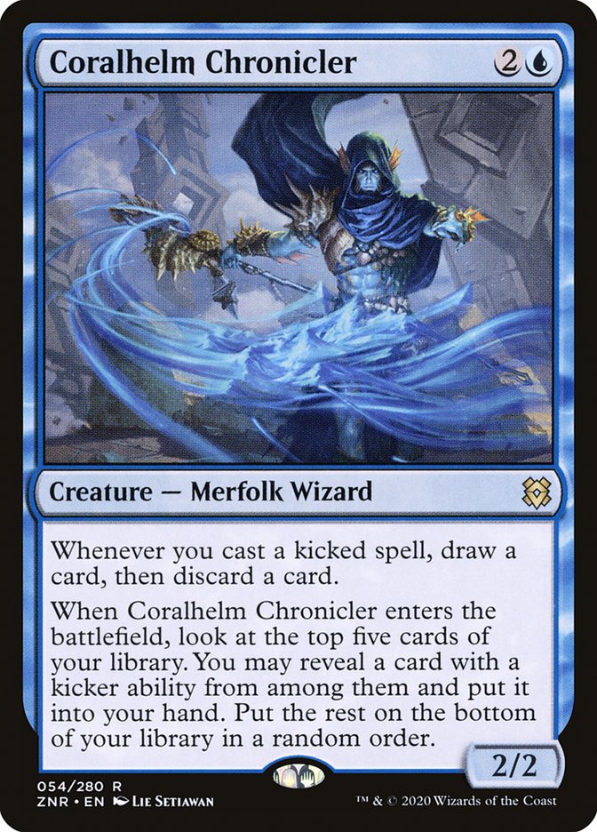 Coralhelm Chronicler [Zendikar Rising] | Black Swamp Games