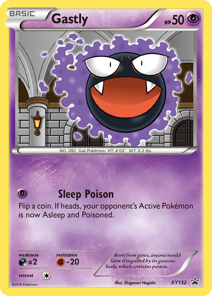 Gastly (XY132) [XY: Black Star Promos] | Black Swamp Games