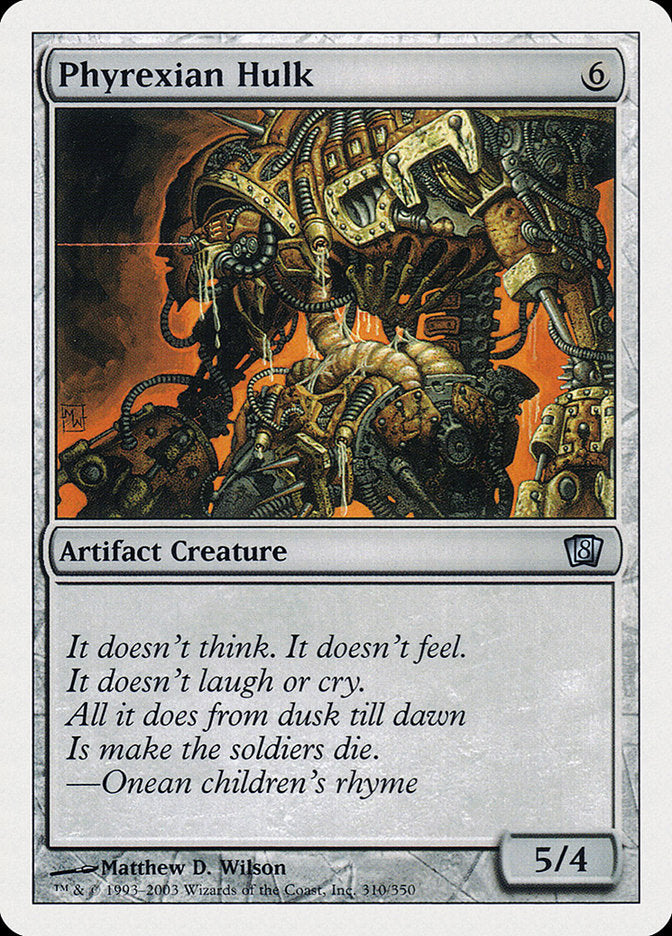 Phyrexian Hulk [Eighth Edition] | Black Swamp Games