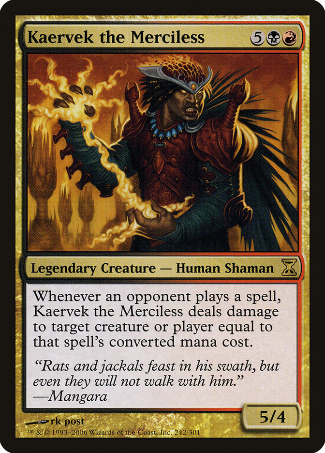 Kaervek the Merciless [Time Spiral] | Black Swamp Games
