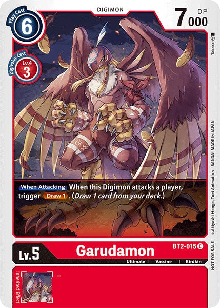 Garudamon [BT2-015] (Official Tournament Pack Vol.3) [Release Special Booster Promos] | Black Swamp Games