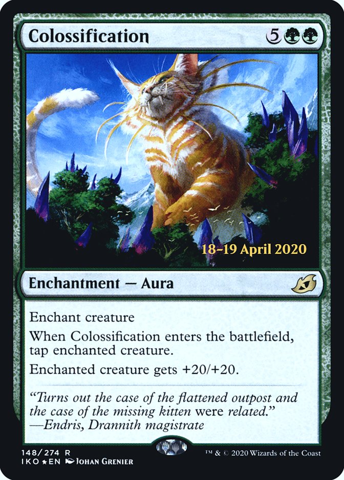 Colossification [Ikoria: Lair of Behemoths Prerelease Promos] | Black Swamp Games