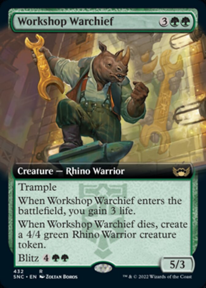 Workshop Warchief (Extended Art) [Streets of New Capenna] | Black Swamp Games