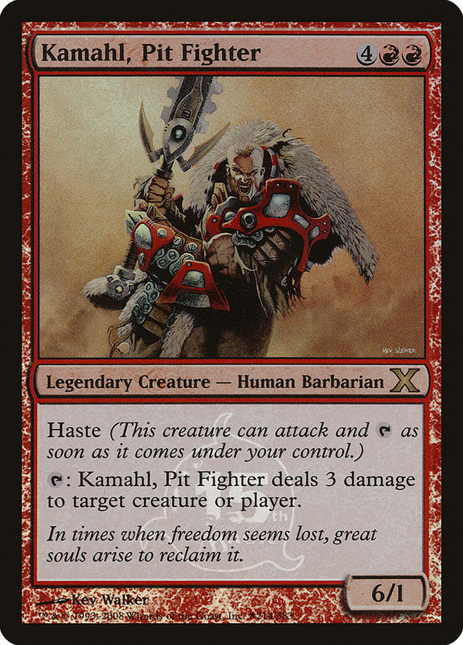 Kamahl, Pit Fighter [15th Anniversary] | Black Swamp Games