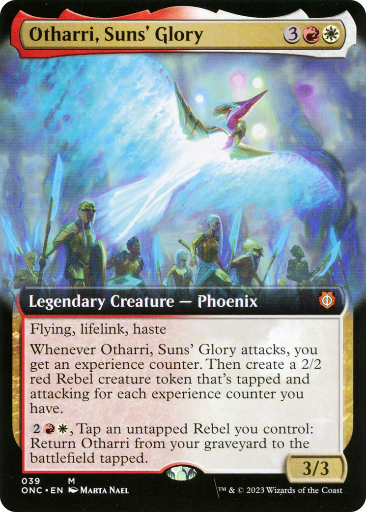 Otharri, Suns' Glory (Extended Art) [Phyrexia: All Will Be One Commander] | Black Swamp Games