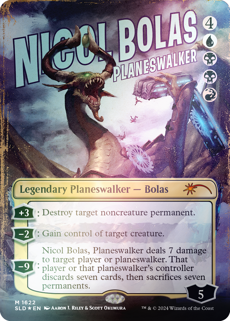 Nicol Bolas, Planeswalker (Rainbow Foil) [Secret Lair Drop Series] | Black Swamp Games