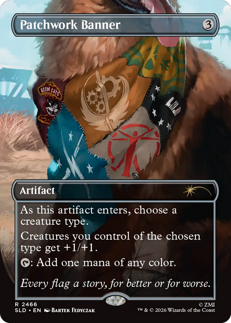 Patchwork Banner [Secret Lair Drop Series] | Black Swamp Games