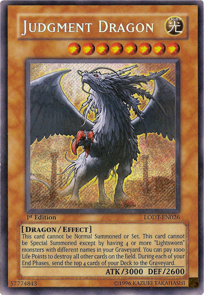 Judgment Dragon [LODT-EN026] Secret Rare | Black Swamp Games