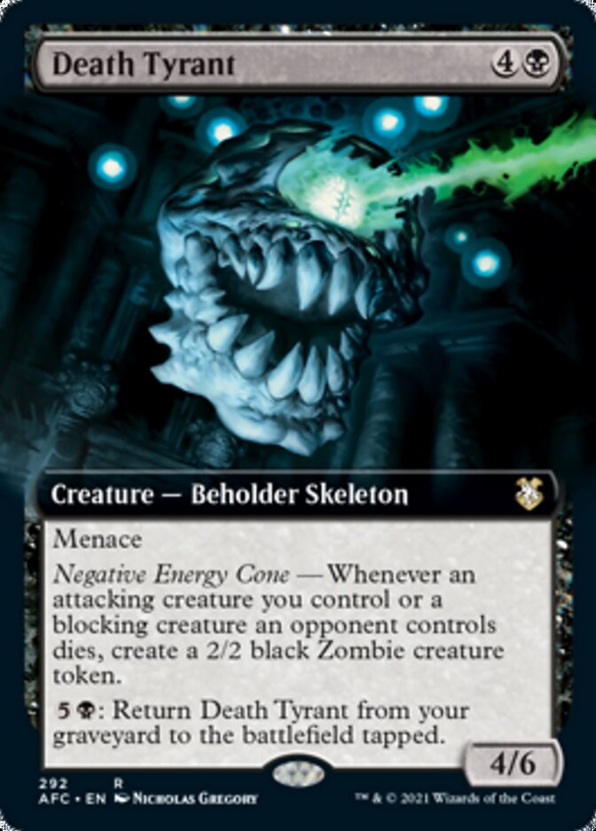 Death Tyrant (Extended Art) [Dungeons & Dragons: Adventures in the Forgotten Realms Commander] | Black Swamp Games