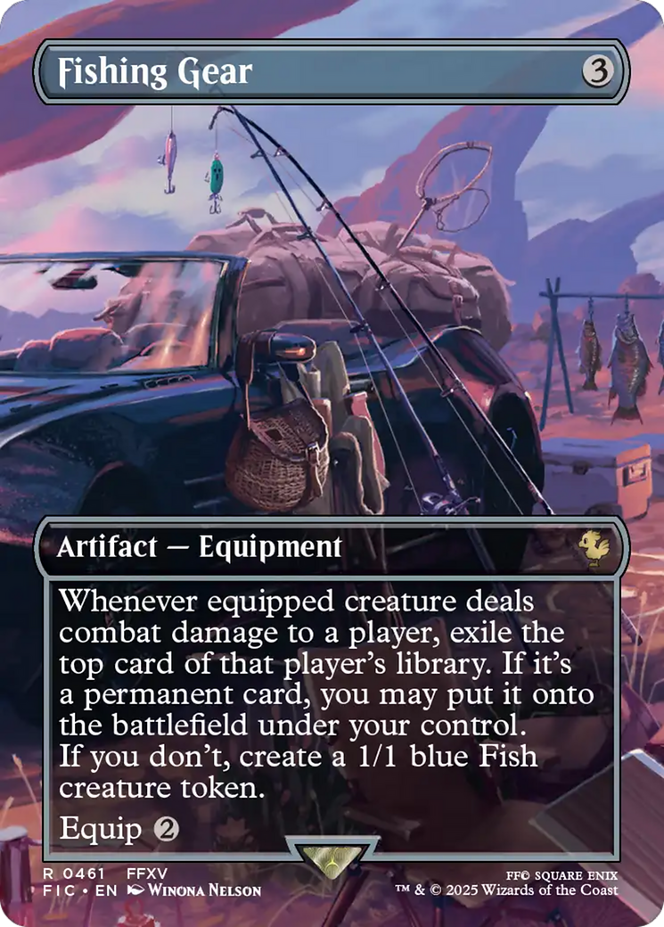 Fishing Gear (Borderless) [FINAL FANTASY Commander] | Black Swamp Games