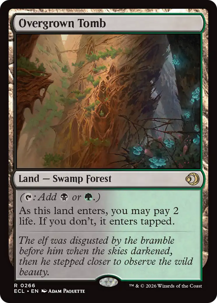Overgrown Tomb [Lorwyn Eclipsed] | Black Swamp Games