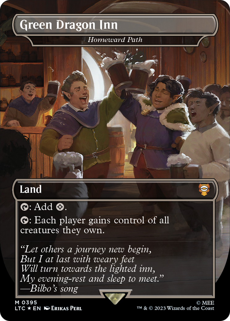Green Dragon Inn - Homeward Path (Surge Foil Realms and Relics) [The Lord of the Rings: Tales of Middle-Earth Commander] | Black Swamp Games