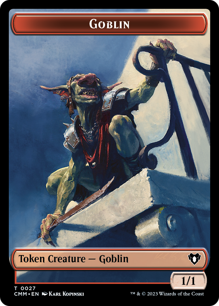 Goblin Token [Commander Masters Tokens] | Black Swamp Games
