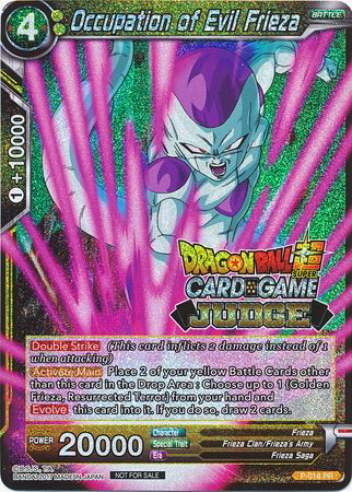 Occupation of Evil Frieza (P-018) [Judge Promotion Cards] | Black Swamp Games