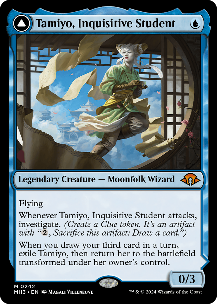 Tamiyo, Inquisitive Student // Tamiyo, Seasoned Scholar [Modern Horizons 3] | Black Swamp Games