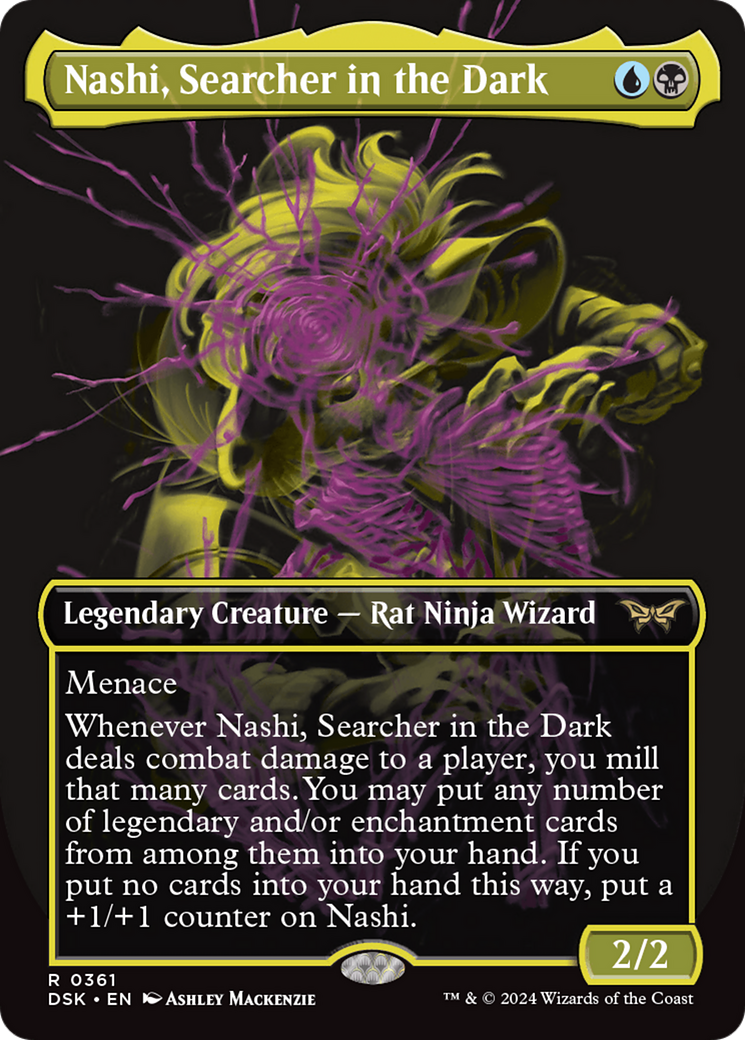 Nashi, Searcher in the Dark (Showcase) [Duskmourn: House of Horror] | Black Swamp Games