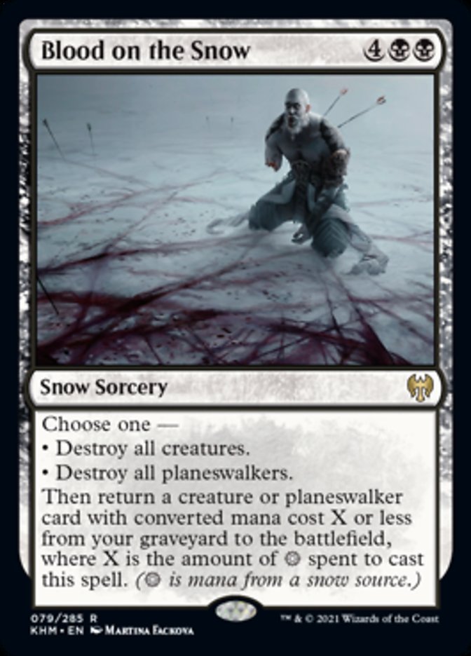 Blood on the Snow [Kaldheim] | Black Swamp Games