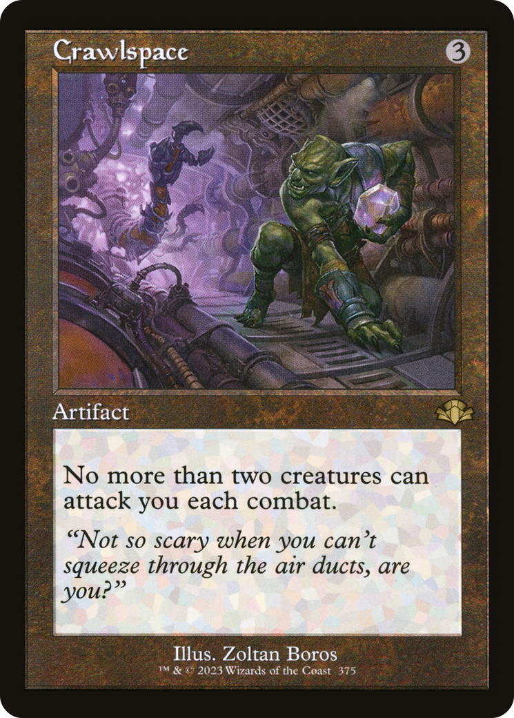 Crawlspace (Retro) [Dominaria Remastered] | Black Swamp Games