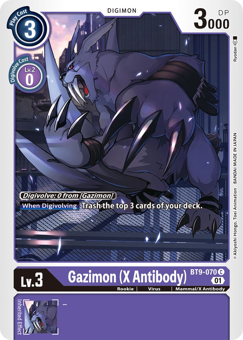 Gazimon (X Antibody) [BT9-070] [X Record] | Black Swamp Games