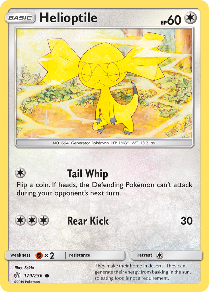 Helioptile (179/236) [Sun & Moon: Cosmic Eclipse] | Black Swamp Games