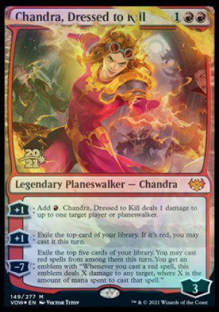 Chandra, Dressed to Kill [Innistrad: Crimson Vow Prerelease Promos] | Black Swamp Games