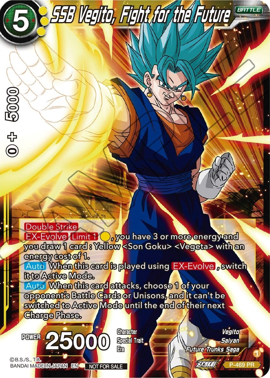 SSB Vegito, Fight for the Future (Z03 Dash Pack) (P-469) [Promotion Cards] | Black Swamp Games