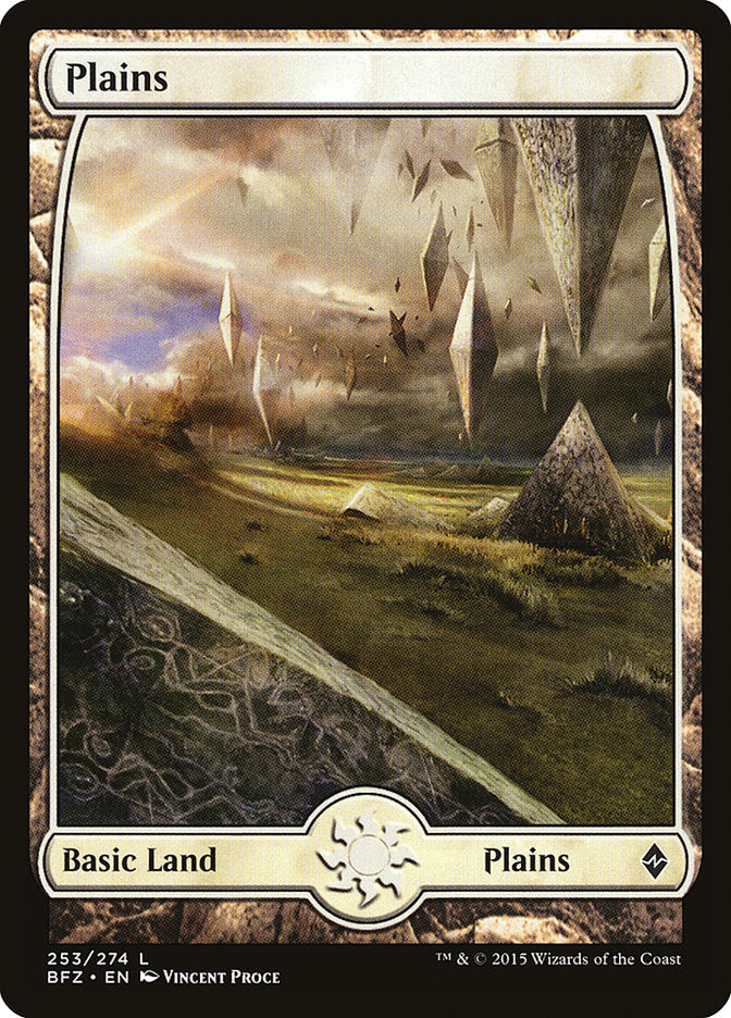 Plains (253) (Full Art) [Battle for Zendikar] | Black Swamp Games