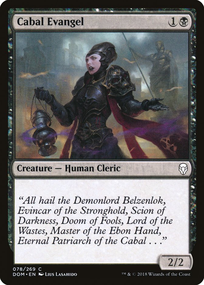 Cabal Evangel [Dominaria] | Black Swamp Games