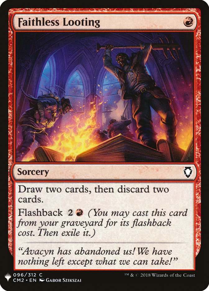 Faithless Looting [Mystery Booster] | Black Swamp Games
