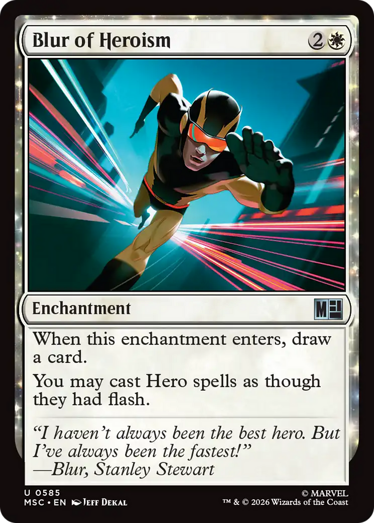 Blur of Heroism [Marvel Super Heroes Commander] | Black Swamp Games