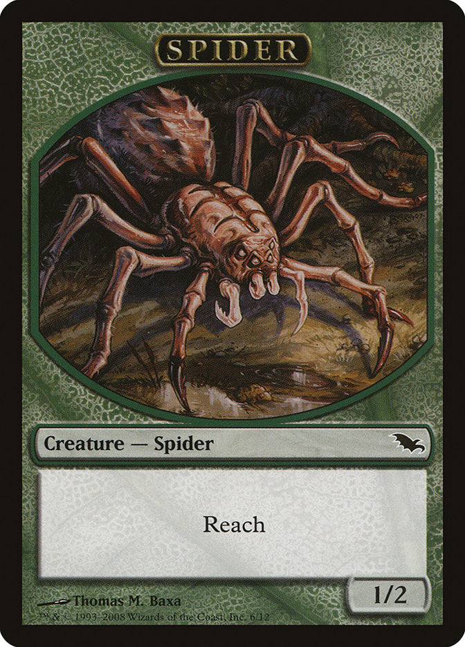 Spider Token [Shadowmoor Tokens] | Black Swamp Games