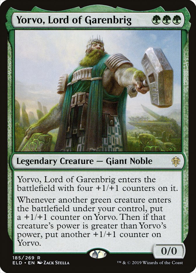 Yorvo, Lord of Garenbrig [Throne of Eldraine] | Black Swamp Games