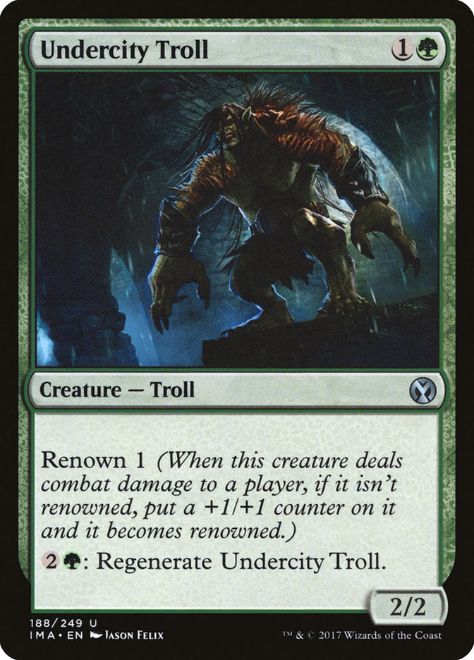 Undercity Troll [Iconic Masters] | Black Swamp Games