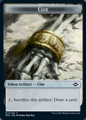 Clue (15) // Zombie Army Double-Sided Token [Modern Horizons 2 Tokens] | Black Swamp Games