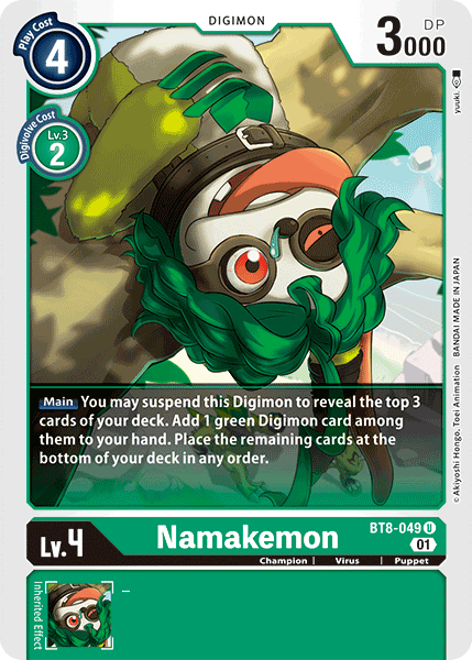 Namakemon [BT8-049] [New Awakening] | Black Swamp Games