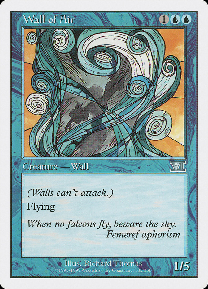 Wall of Air [Classic Sixth Edition] | Black Swamp Games