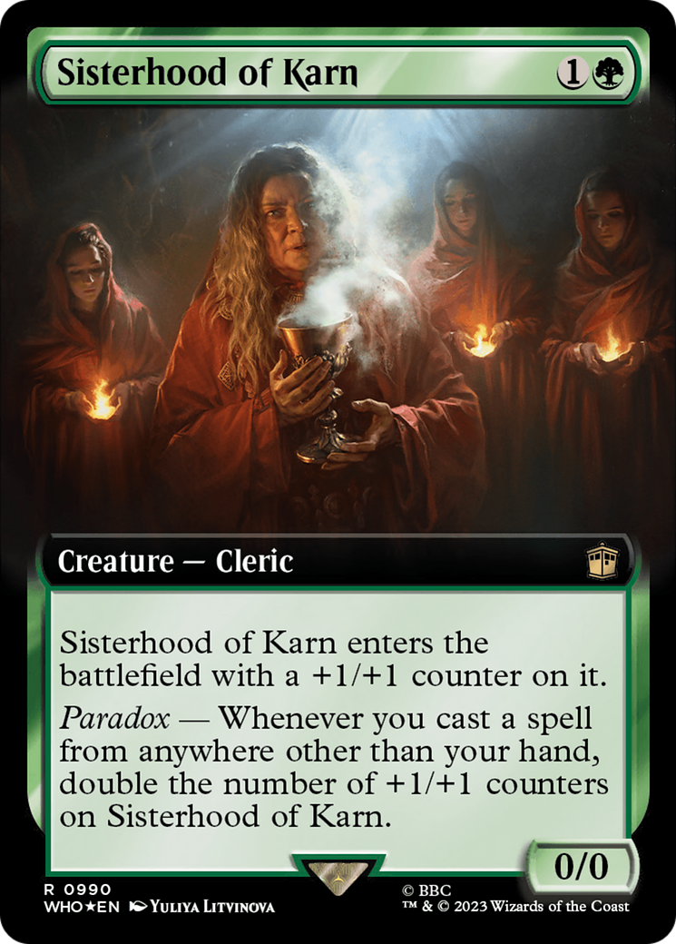 Sisterhood of Karn (Extended Art) (Surge Foil) [Doctor Who] | Black Swamp Games