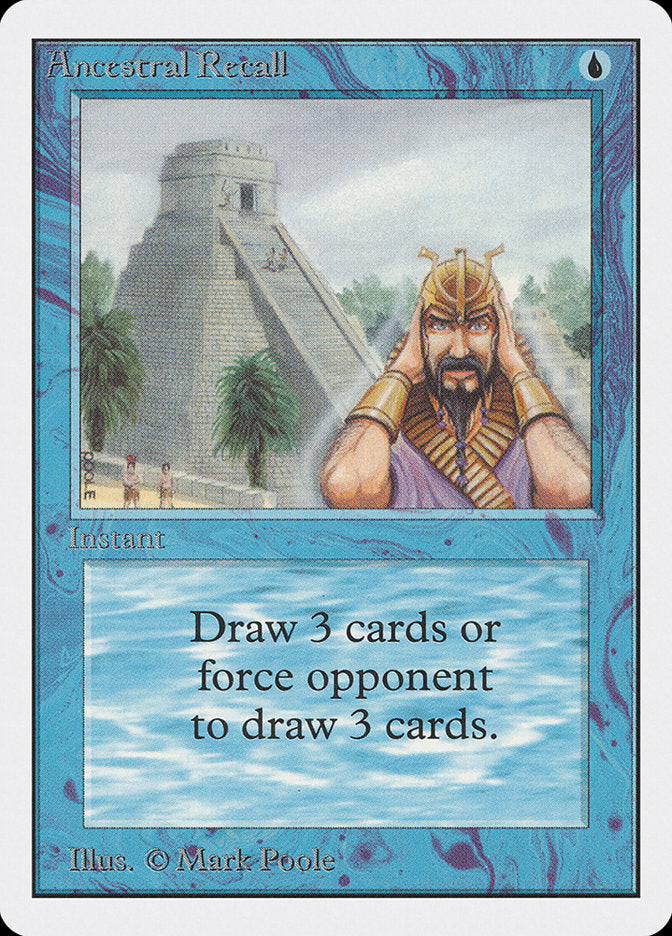 Ancestral Recall [Unlimited Edition] | Black Swamp Games