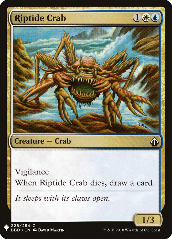 Riptide Crab [Mystery Booster] | Black Swamp Games