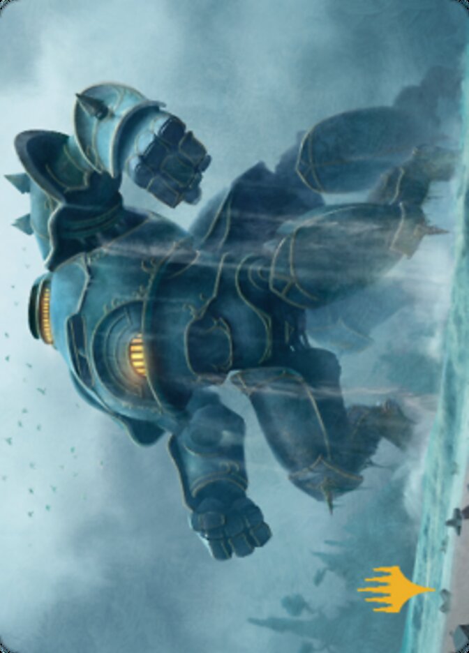 Depth Charge Colossus Art Card (Gold-Stamped Planeswalker Symbol) [The Brothers' War Art Series] | Black Swamp Games