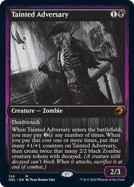 Tainted Adversary [Innistrad: Double Feature] | Black Swamp Games